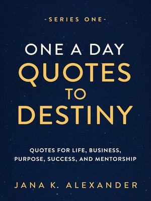 cover image of One a Day Quotes to Destiny